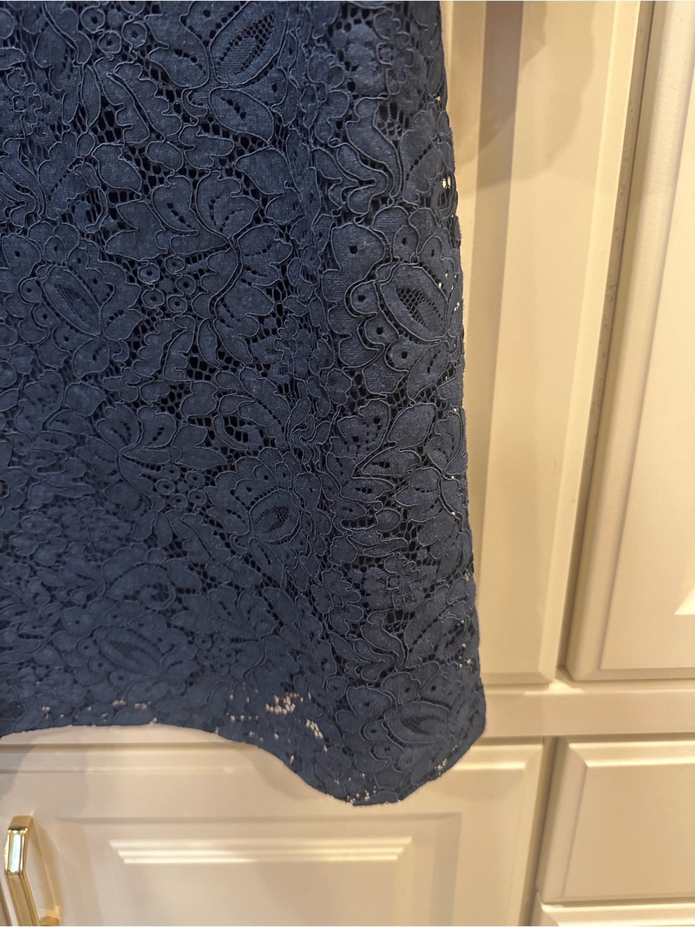 Boden Navy Lace Long Sleeve Shift - Picture 5 of 15